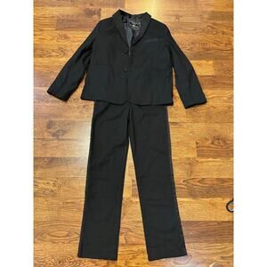 Andy & Evan Boys 2 Piece Tuxedo Black Size 11-12 Formalwear Special Occasion